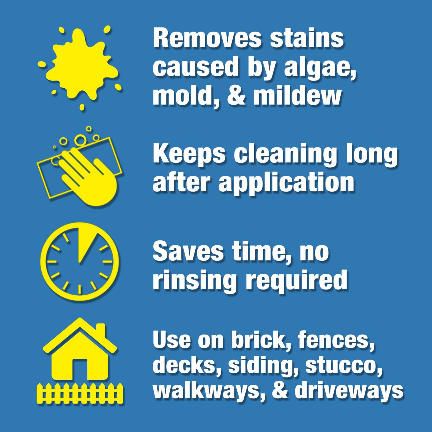 SF House & Deck Outdoor Cleaner w/Hose End 32oz 6ct Spray &